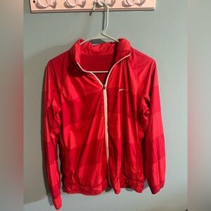 Red Nike Windbreaker